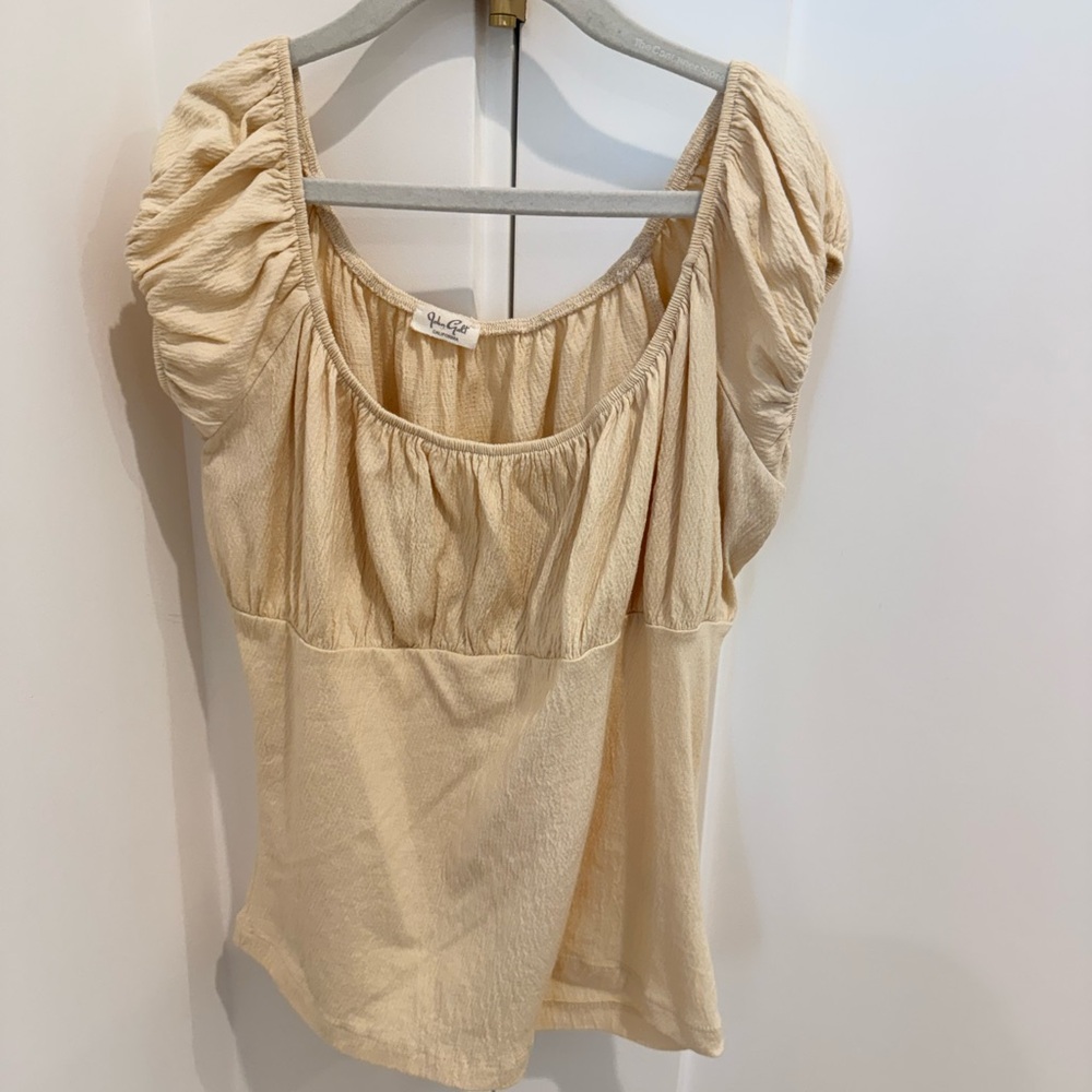 Wilfred Cream Puff Sleeve Blouse